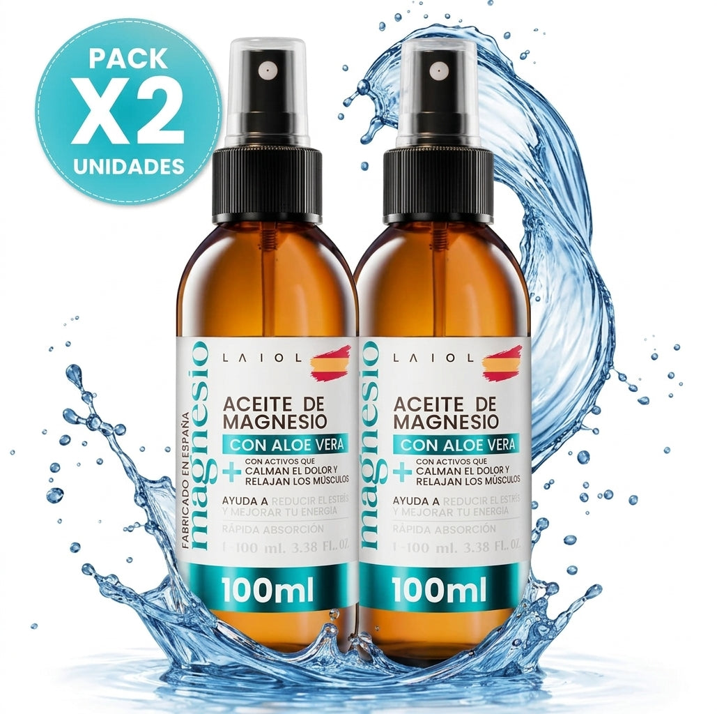 ACEITE DE MAGNESIO CON ALOE VERA - LAIOL