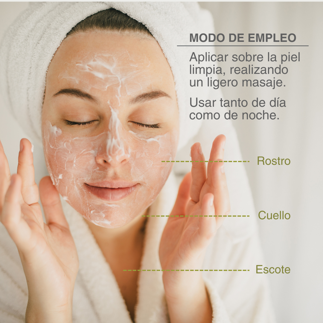 LAIOL BIOCOSMETICS GENIA Crema facial antiedad con ácido hialurónico y bakuchiol hidratación profunda