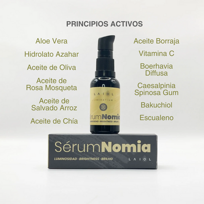 LAIOL BIOCOSMETICS NOMIA Sérum aclarante con vitaminca C serum con bakuchiol