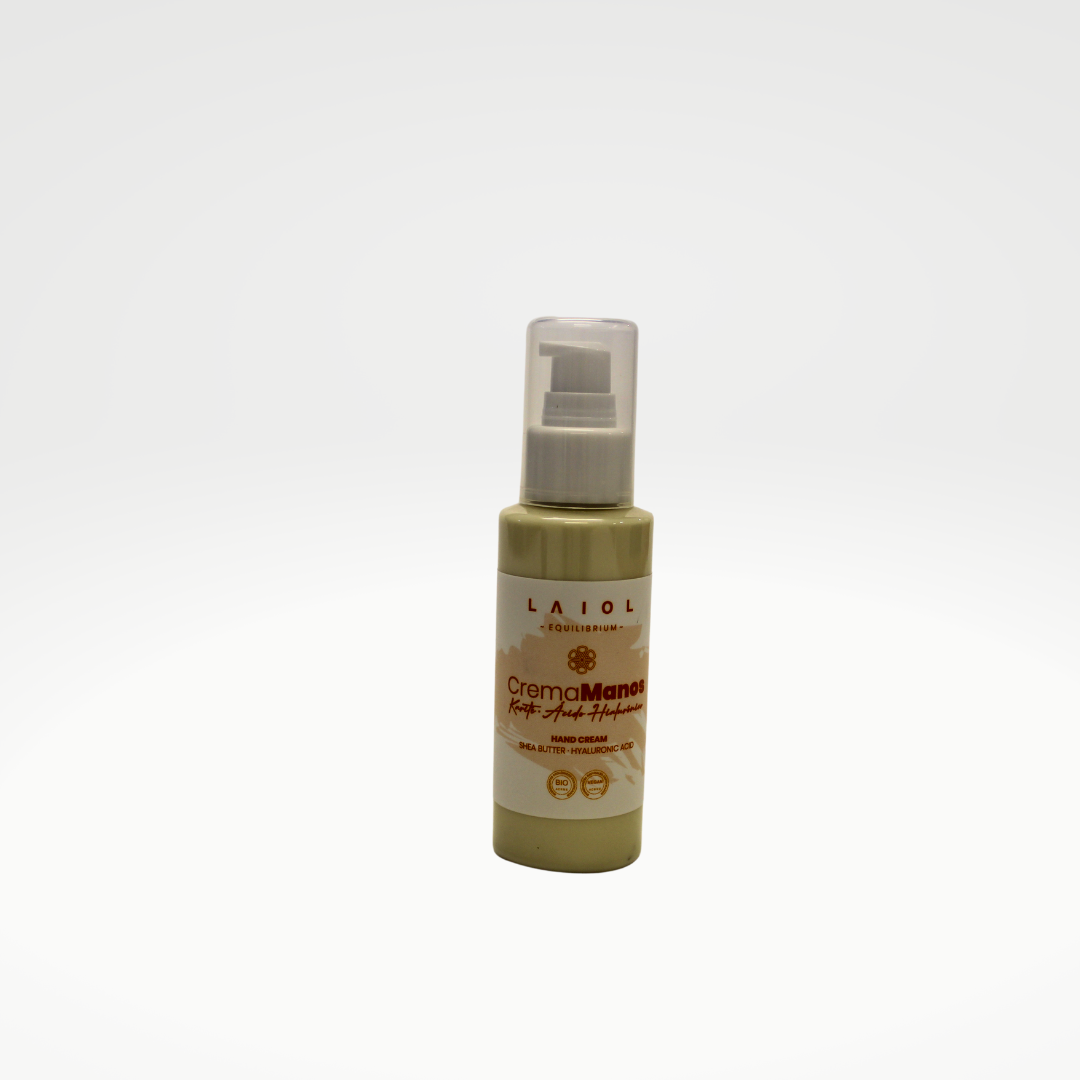 Crema de manos con karité y ácido hialuróncio, 100 ml