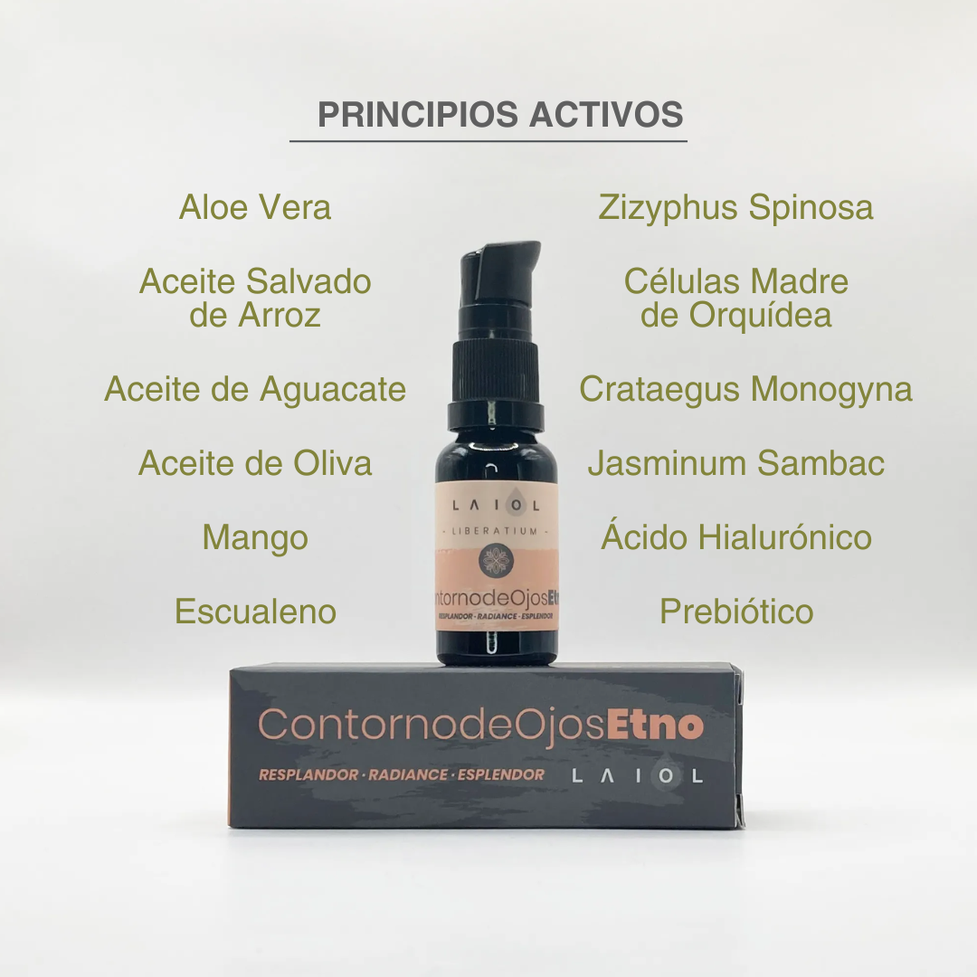 CONTORNO DE OJOS ETNO COMBATE OJERAS Y LEVANTA EL PÁRPADO - 20 ml