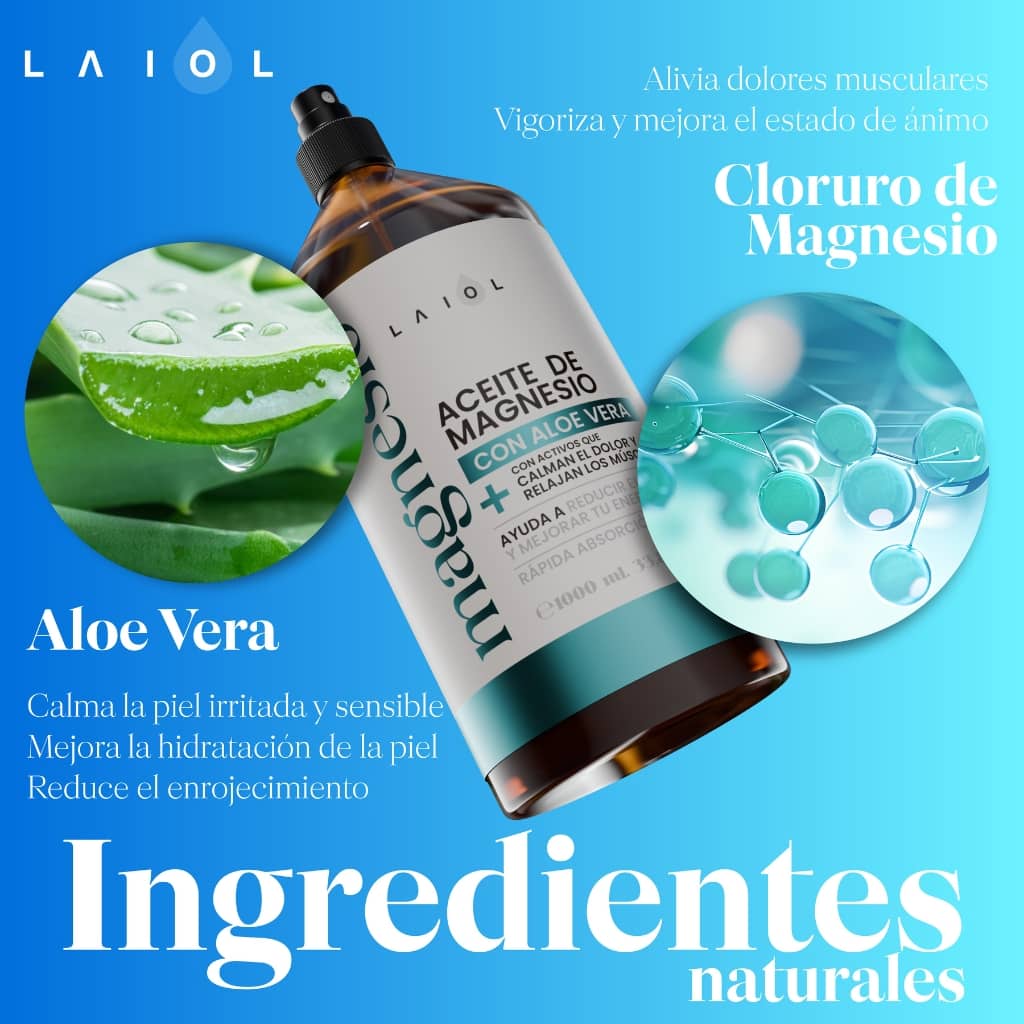 ACEITE DE MAGNESIO CON ALOE VERA - 250ML