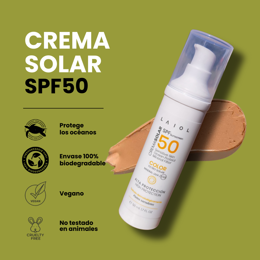 CREMA SOLAR FACIAL SPF50 PIEL SENSIBLE - 50ml