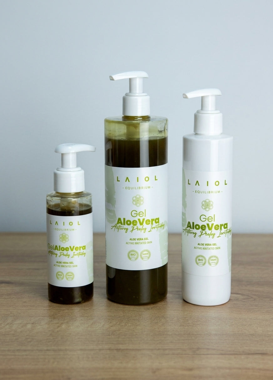 GEL DE ALOE VERA CON VITAMINA C PIEL SENSIBLE