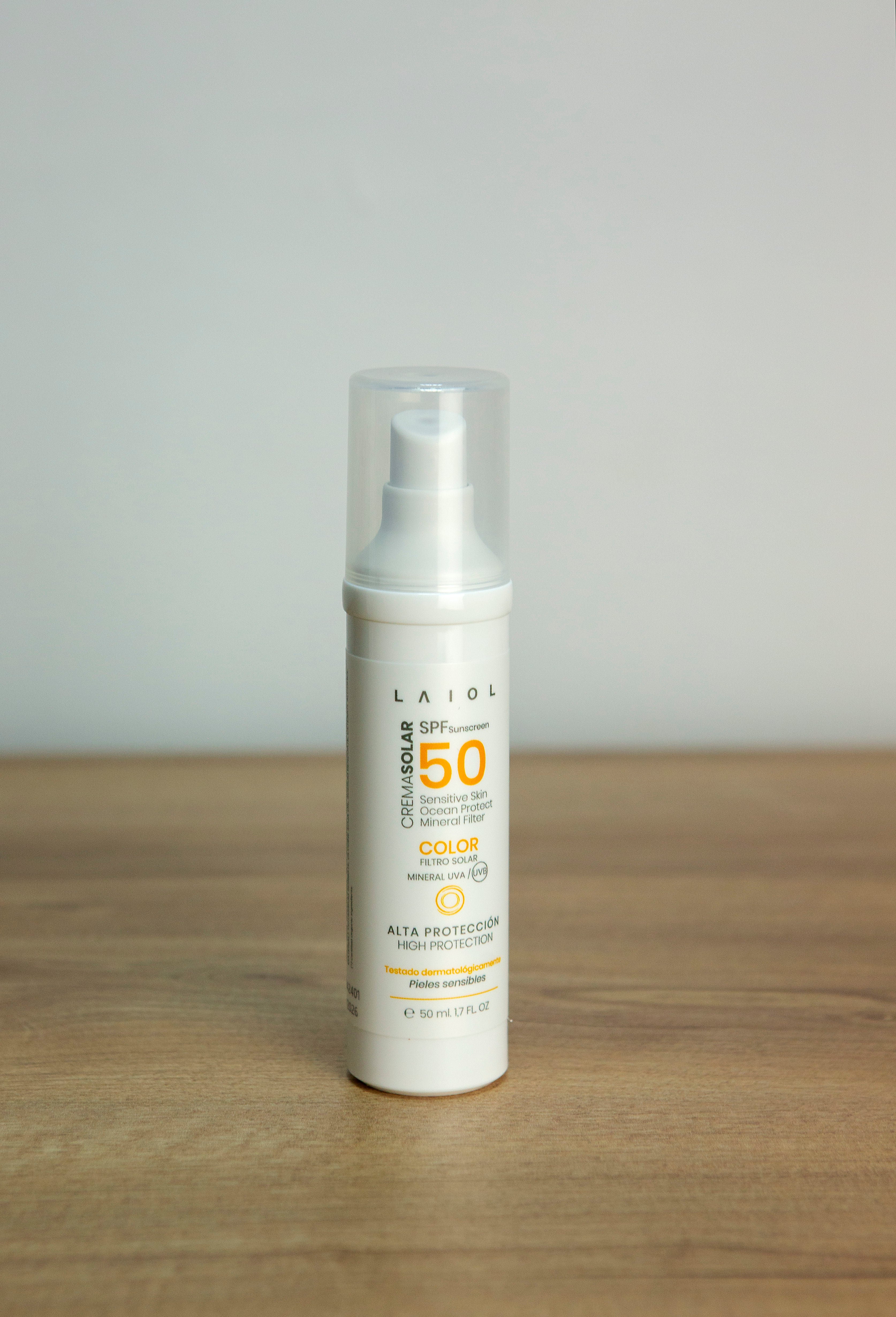 CREMA SOLAR FACIAL SPF50- PIEL SENSIBLE - 50ml