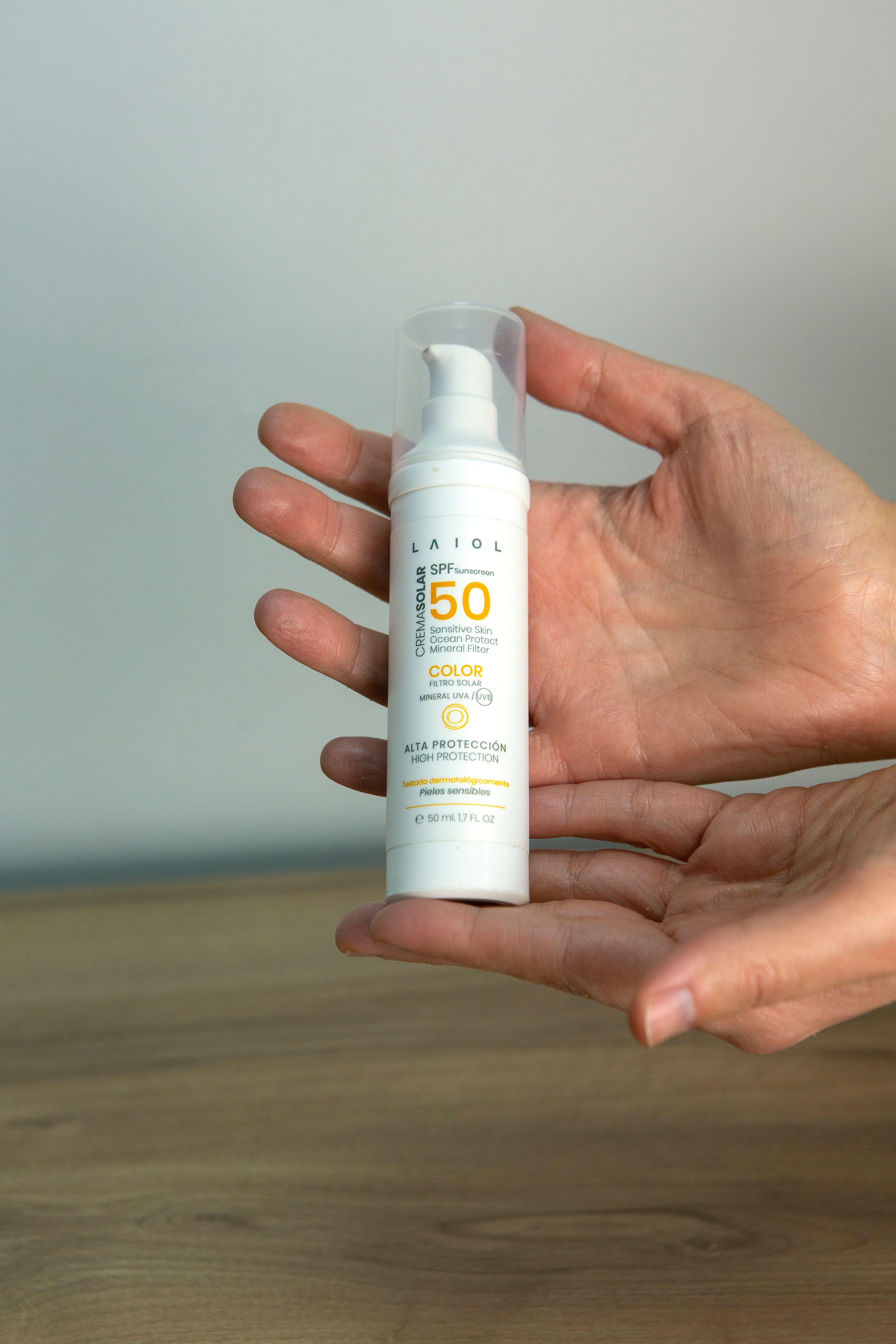 CREMA SOLAR FACIAL SPF50- PIEL SENSIBLE - 50ml