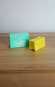 JABÓN DE ACEITE Y ALOE VERA - 100g